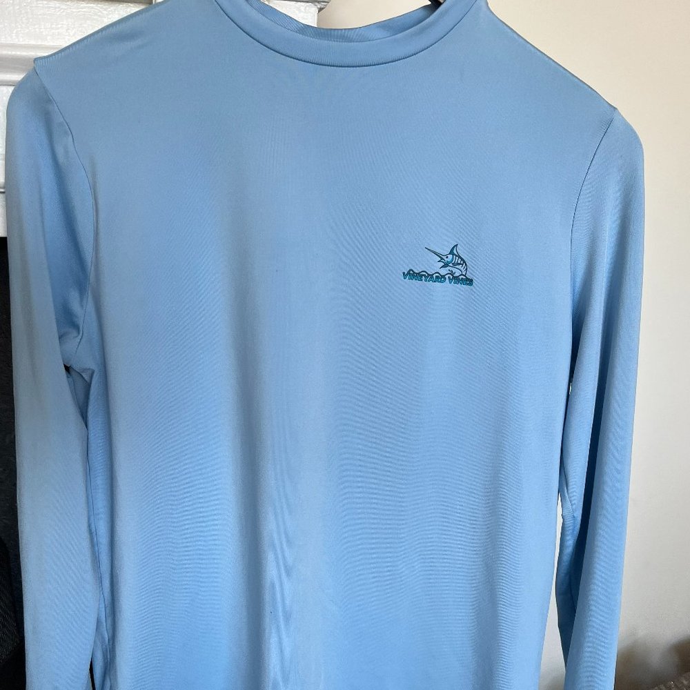 BOYS XL VINEYARD VINES PERFORMANCE LONG SLEEVED TEE